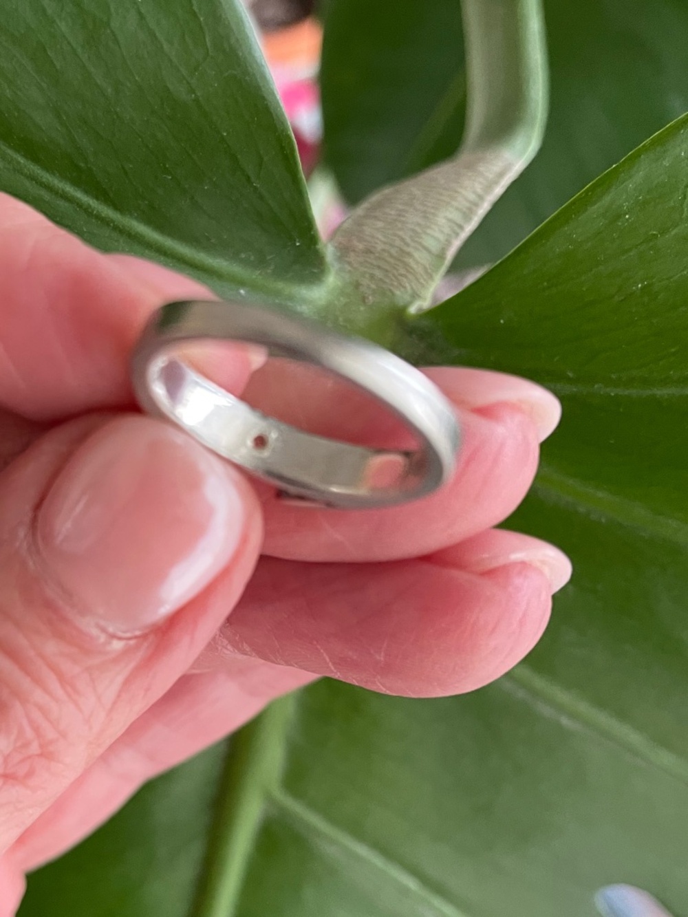 Platinum Solitaire Ring Setting / Ring Blank, 6 Grams, Size 5 - Picture 6 of 14